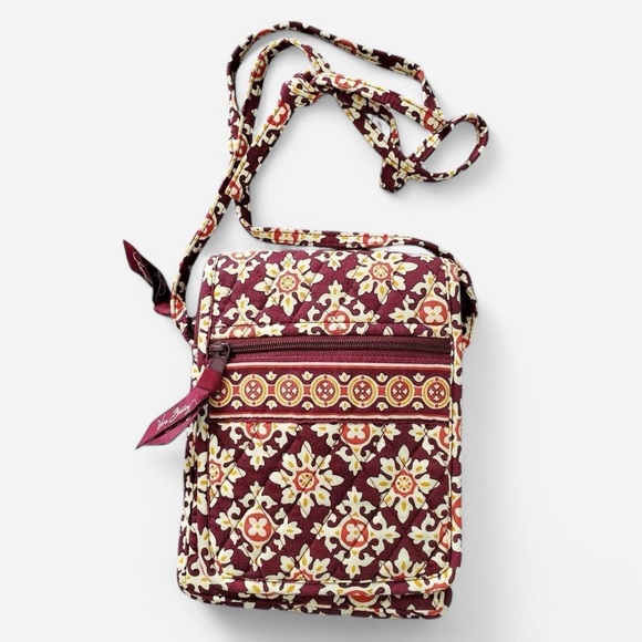 Vera Bradley Rare Deadstock Medallion Print Mini Hipster Crossbody Purse - Picture 6 of 8